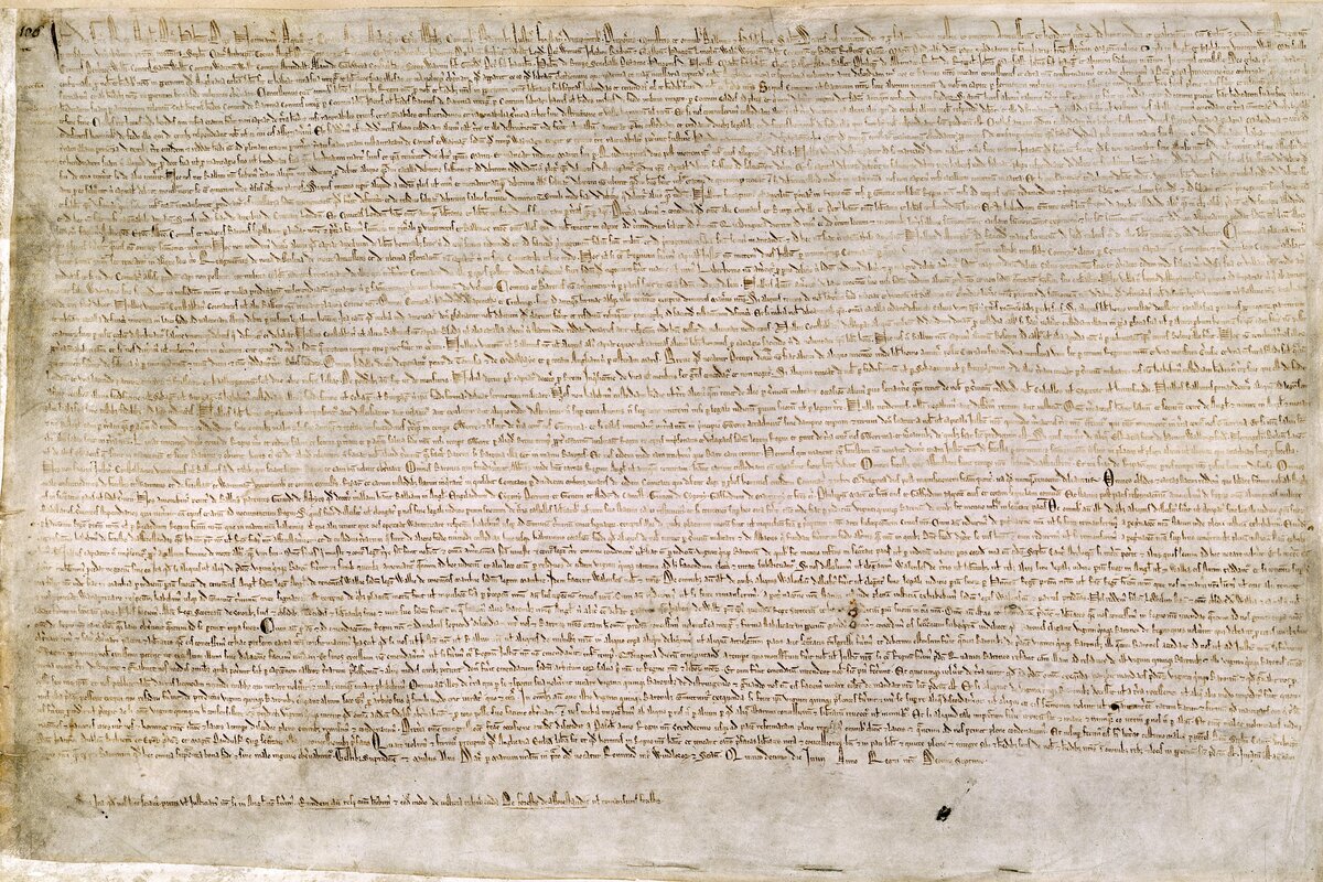 Magna Carta 1215: Birth of Constitutional Law - Historical turning point article about politics, middle-age, society